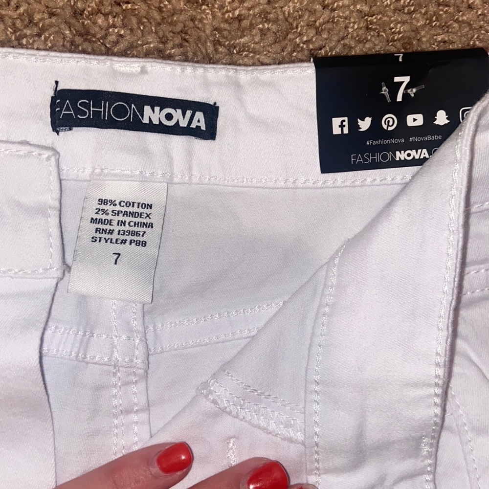 White jeans